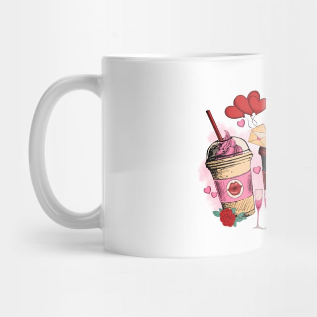 Valentine Cup with Valentine Elements by minario